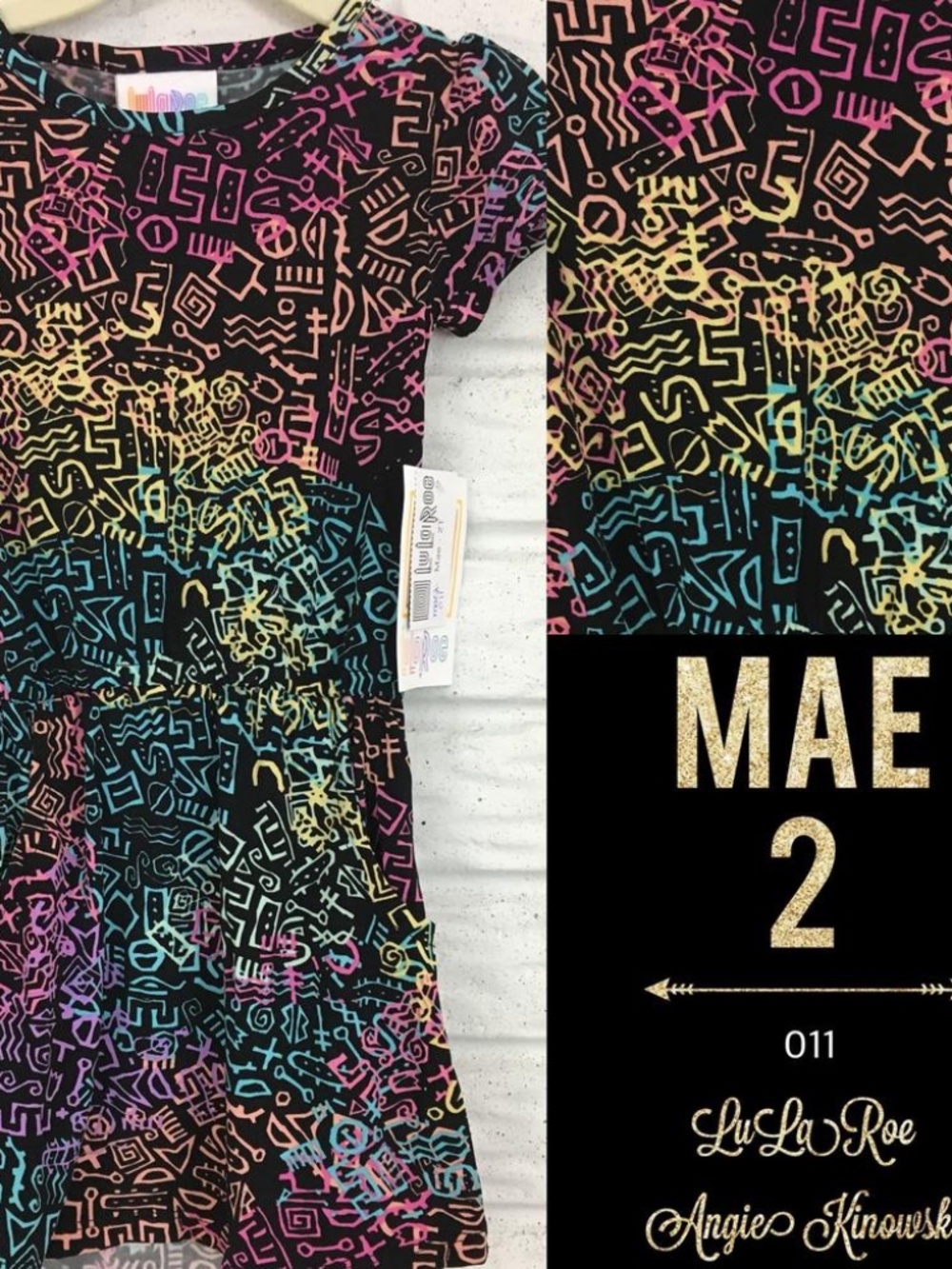 LuLaRoe Kids Mae Dress